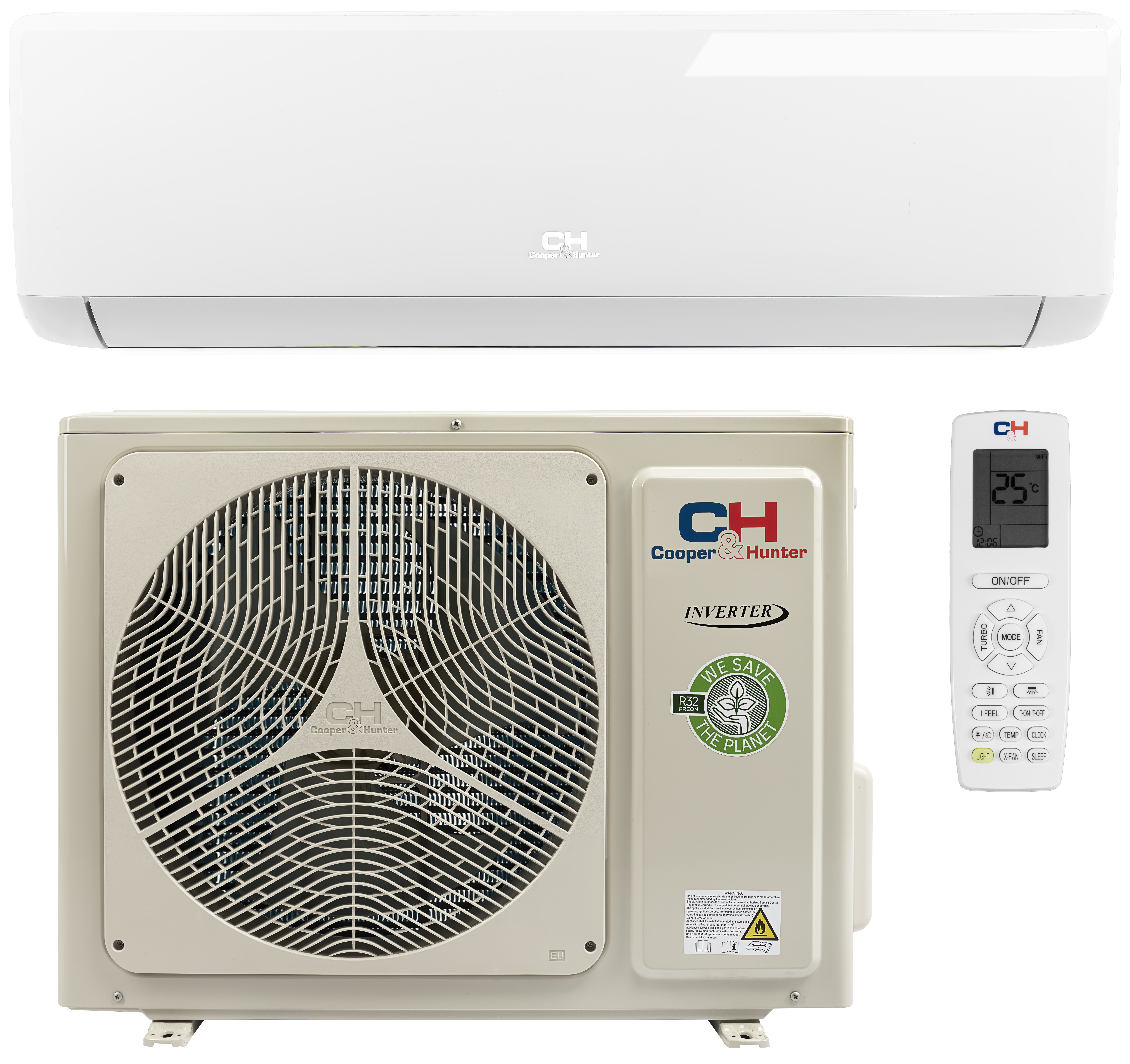 Cooper&Hunter VITAL Inverter CH-S12FTXF-NG efektīva sildīšana