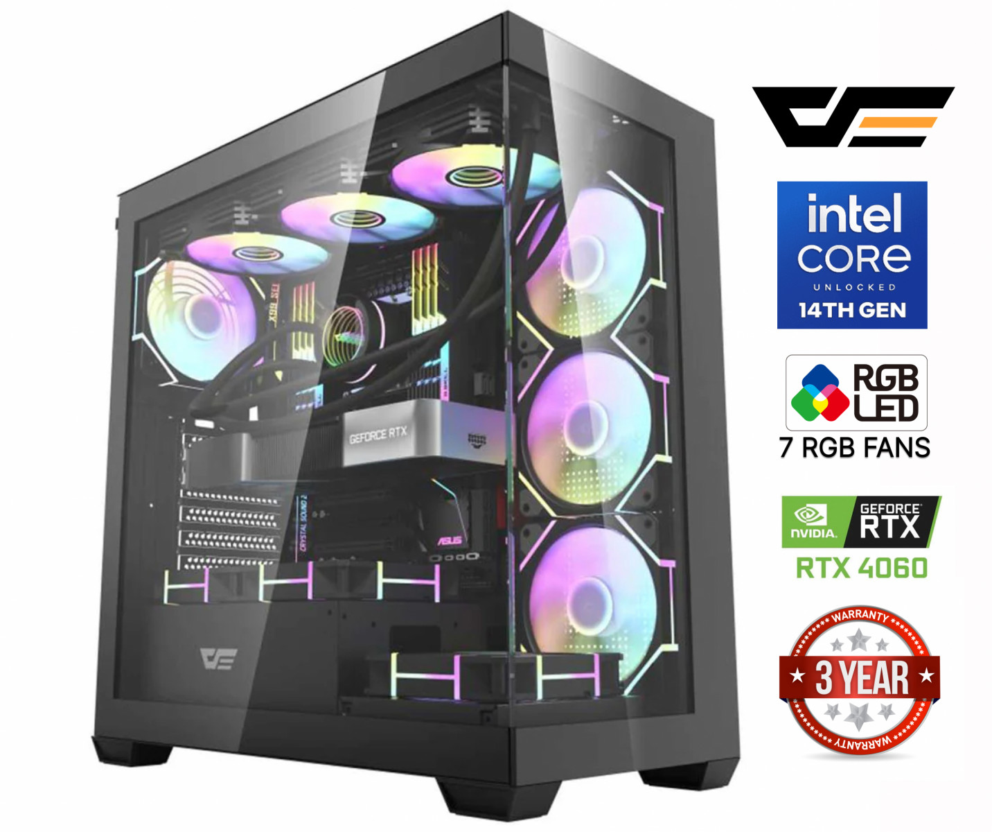 MDATA GAMING Core i5-14400F 32GB 1TB