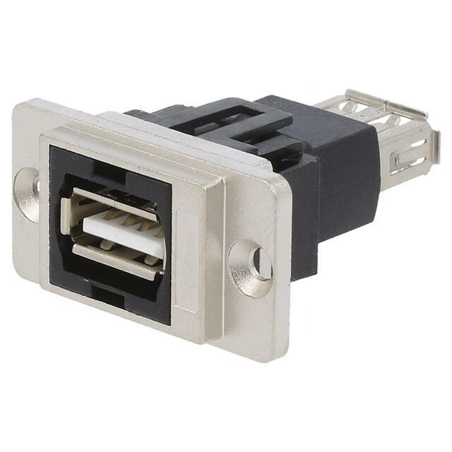 CLIFF Coupler; DUALSLIM; gold-plated; USB A