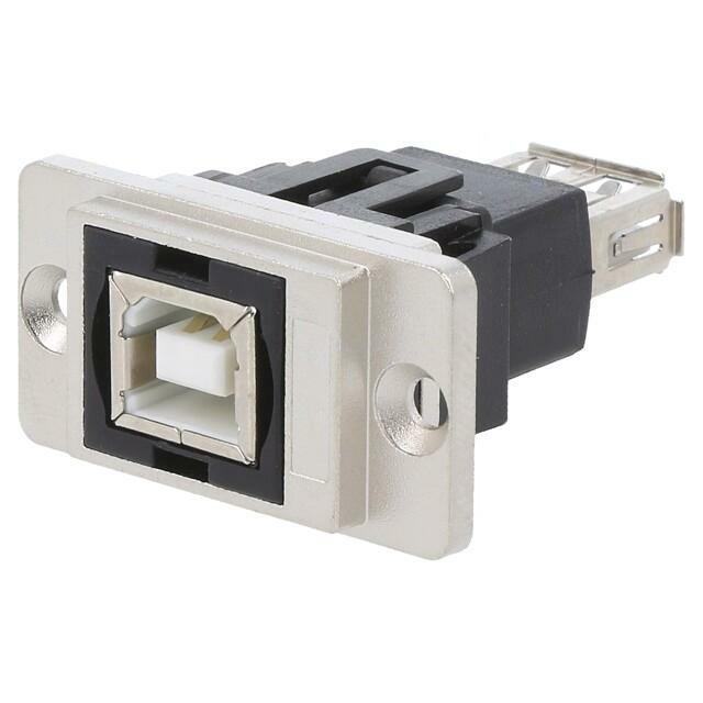 CLIFF Coupler; DUALSLIM; gold-plated; USB A