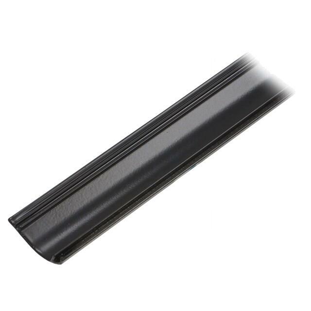 TOPMET Cover; black; 1m; aluminium; anodized