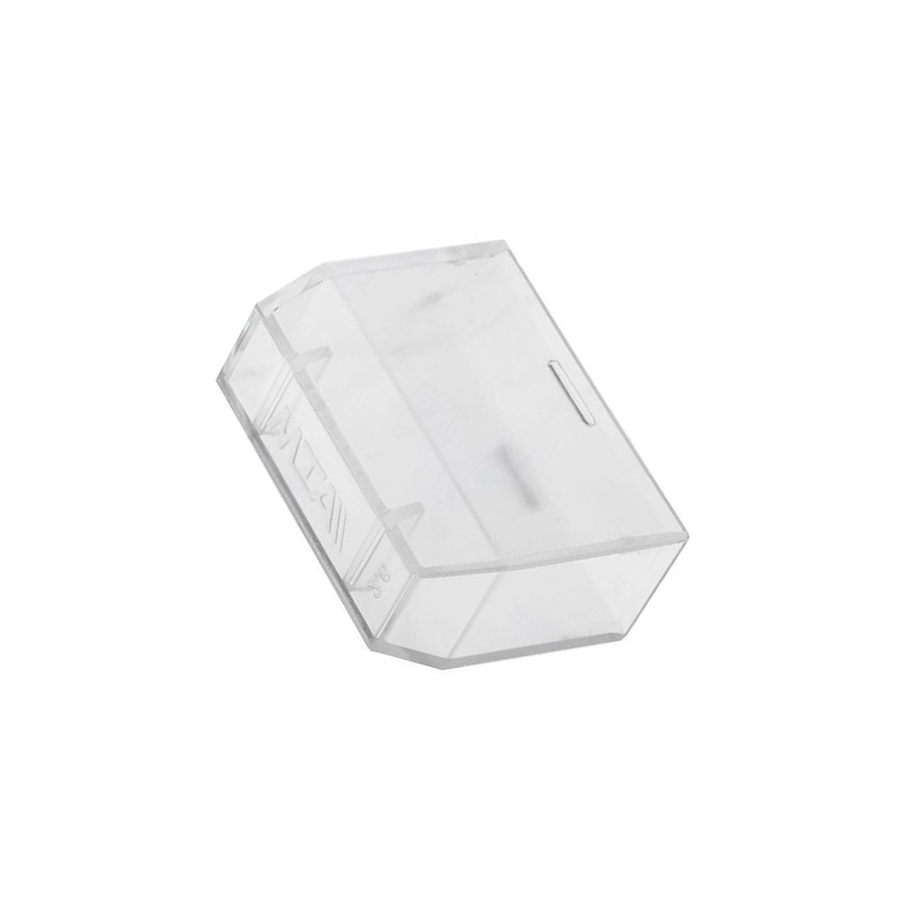 Cover; push-in; Body: transparent; polypropylene; colourless