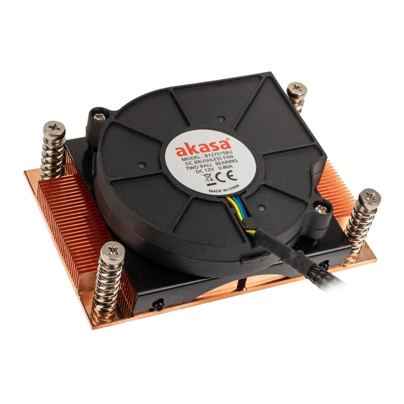 Akasa Active heatsink; 12VDC; copper; 20