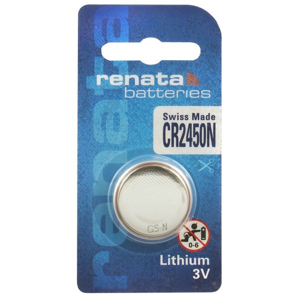 CR2450N baterija 3V Renata litija iepakojumā