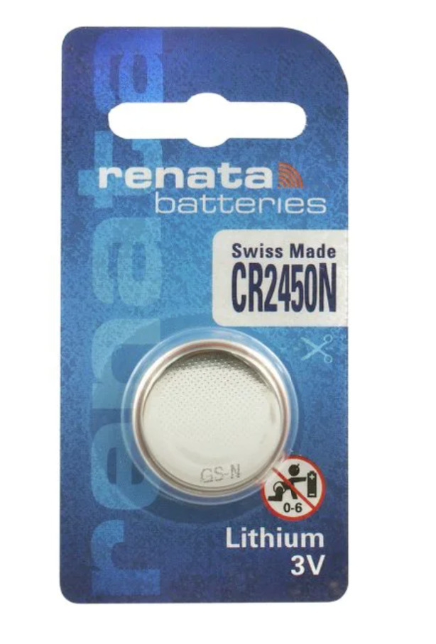 CR2450N baterija 3V Renata litija iepakojumā