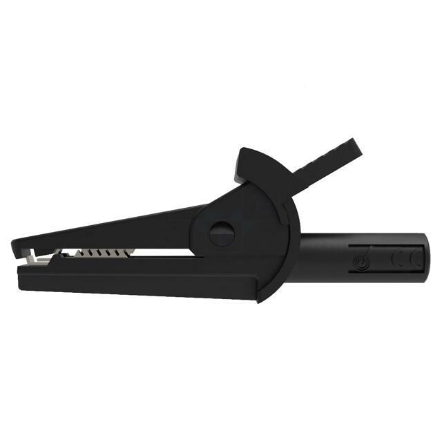 SCHUTZINGER Crocodile clip; 10A; 600V; black