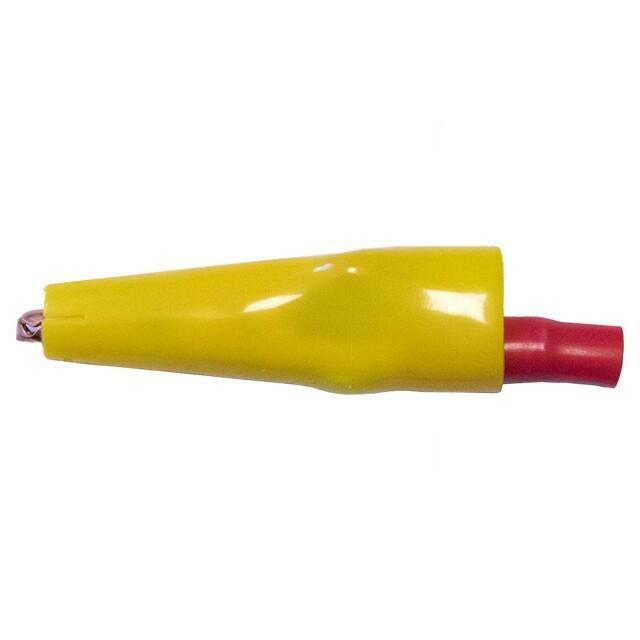 MUELLER ELECTRIC Crocodile clip; 10A; yellow