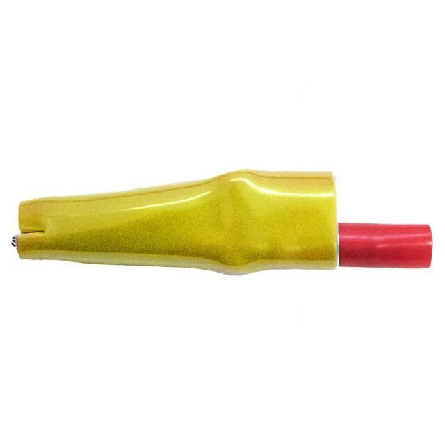 MUELLER ELECTRIC Crocodile clip; 10A; yellow