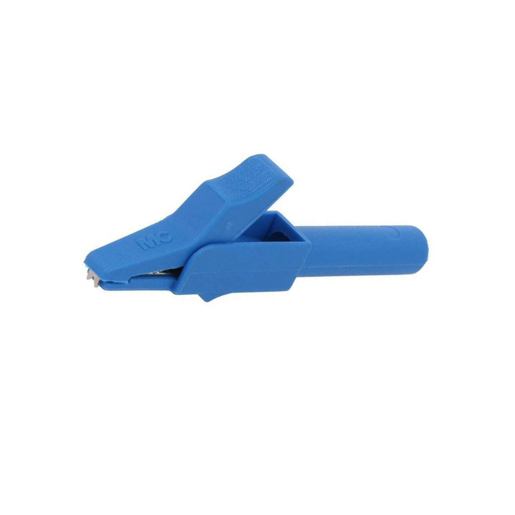 STAUBLI Crocodile clip; 15A; 300V; blue
