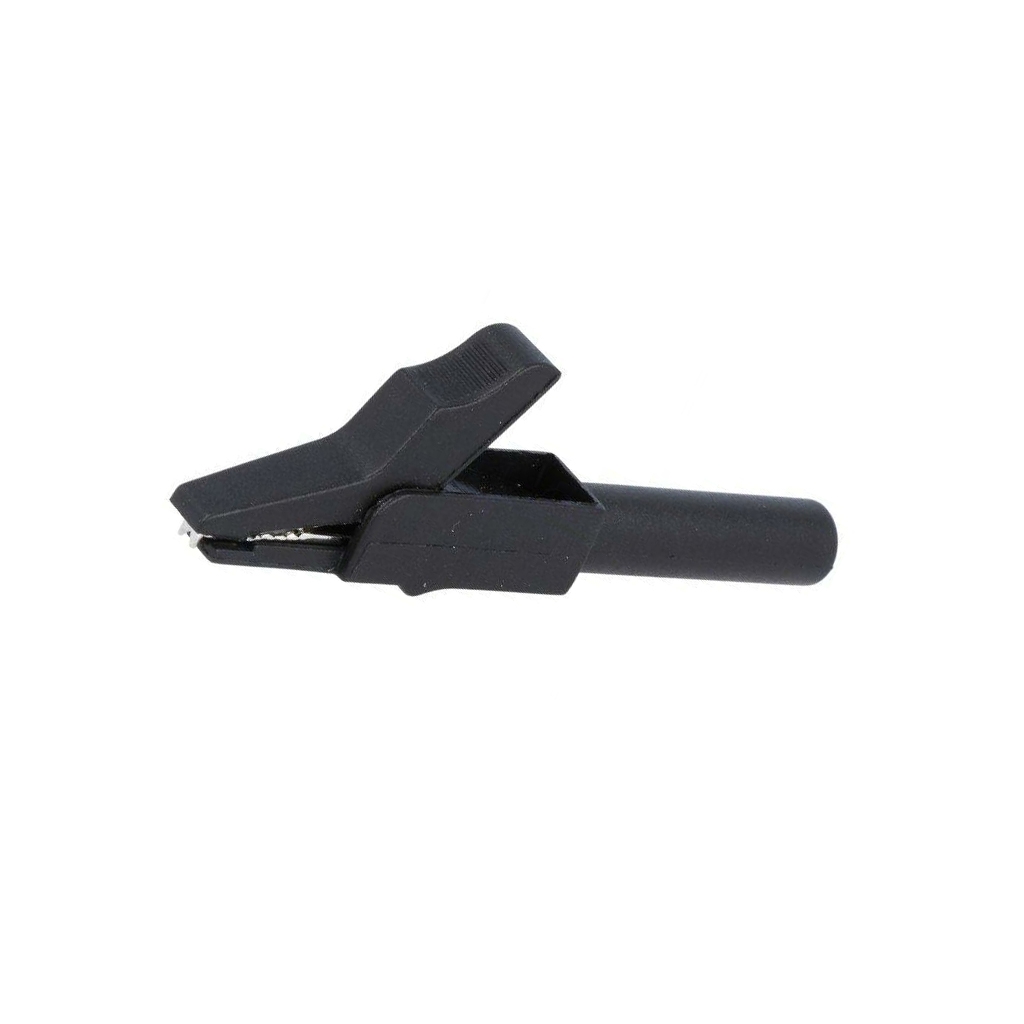AXIOMET Crocodile clip; 15A; black; Grip