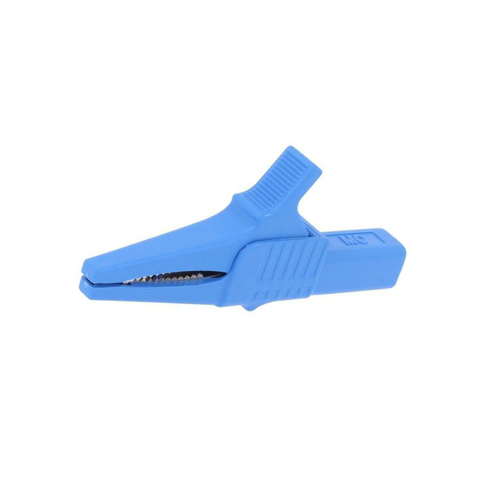 STAUBLI Crocodile clip; 32A; 1kVDC; blue