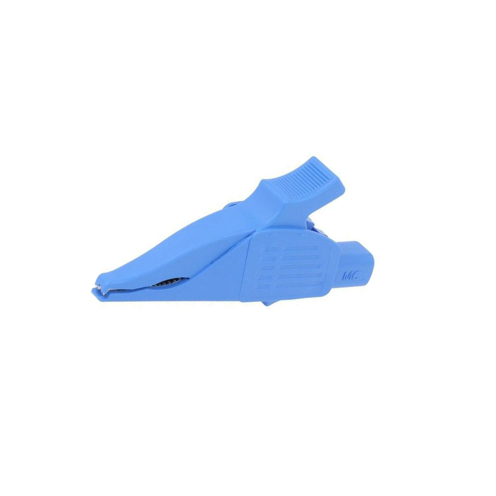 STAUBLI Crocodile clip; 32A; 1kVDC; blue