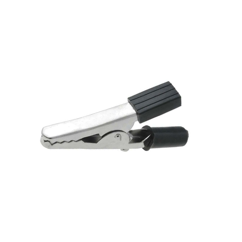 AXIOMET Crocodile clip; 60VDC; black; Grip