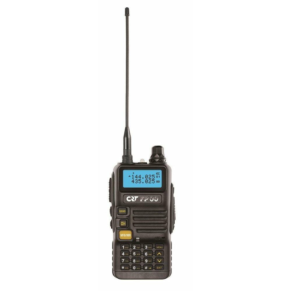 CRT FP00 BLACK VHF/UHF pārnēsājamais radioraidītājs