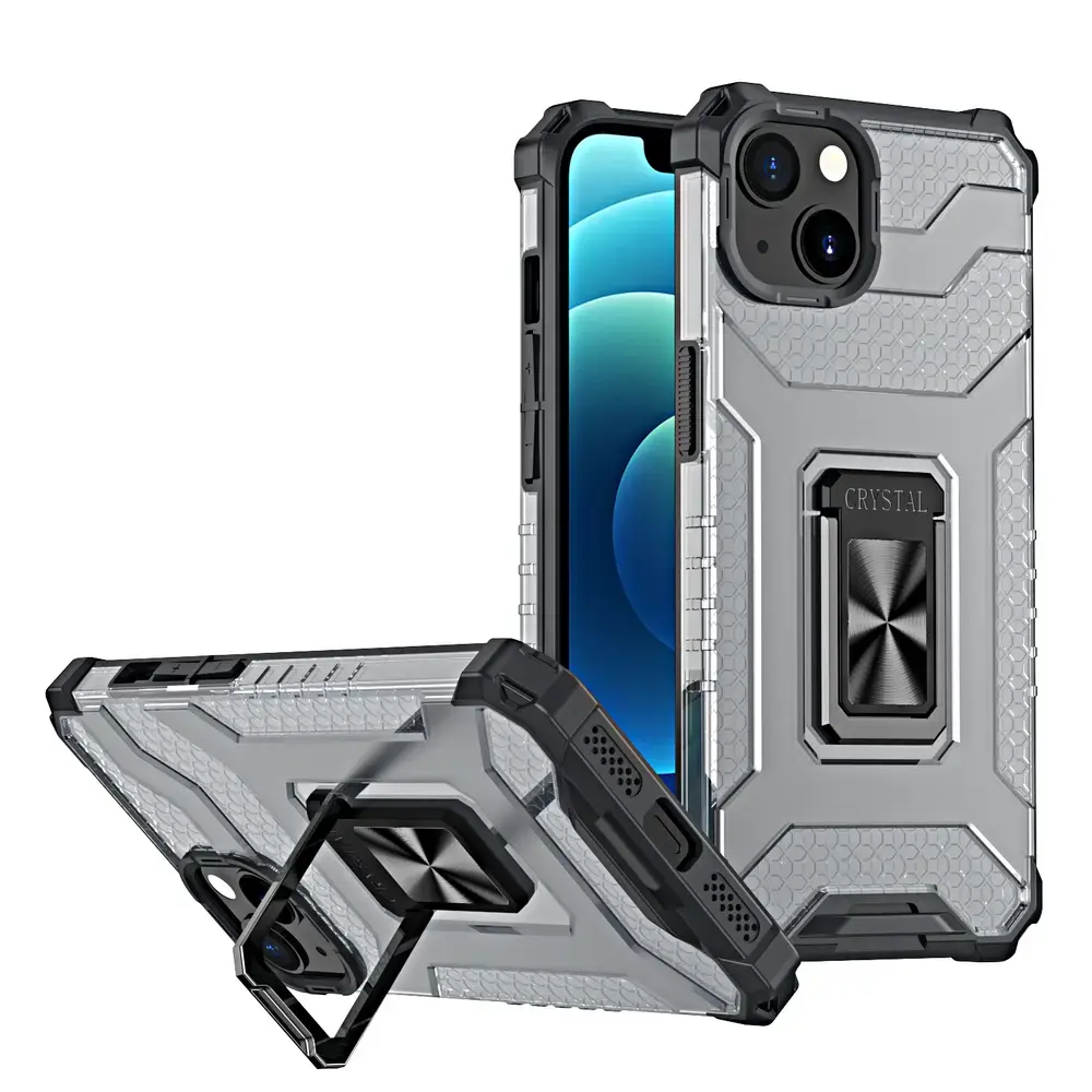 OEM Crystal Ring Case Kickstand Tough
