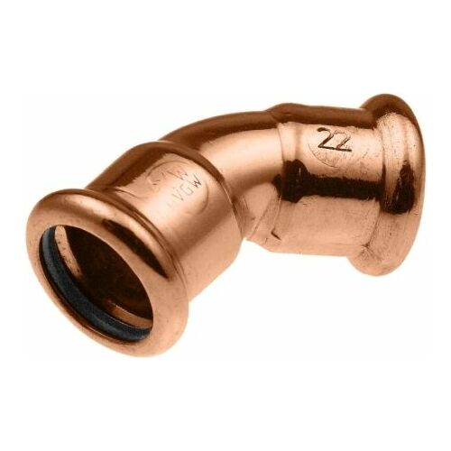 CU press 45° līkums 22 mm