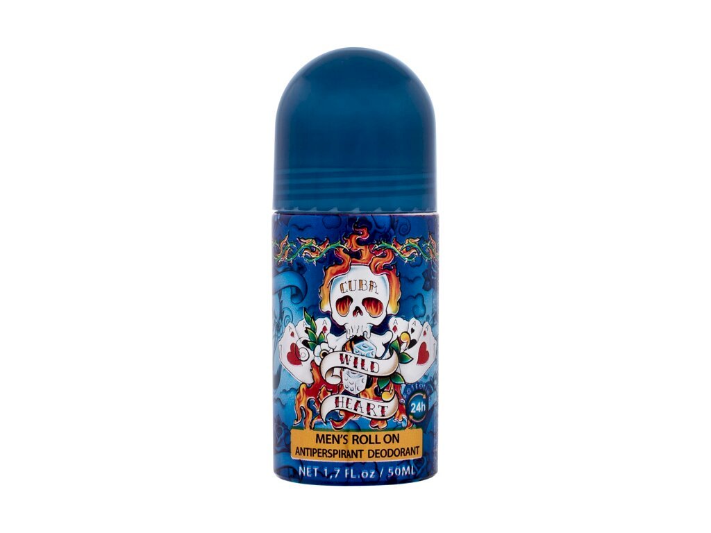 Cuba Wild Heart Roll-on Deodorant  for
