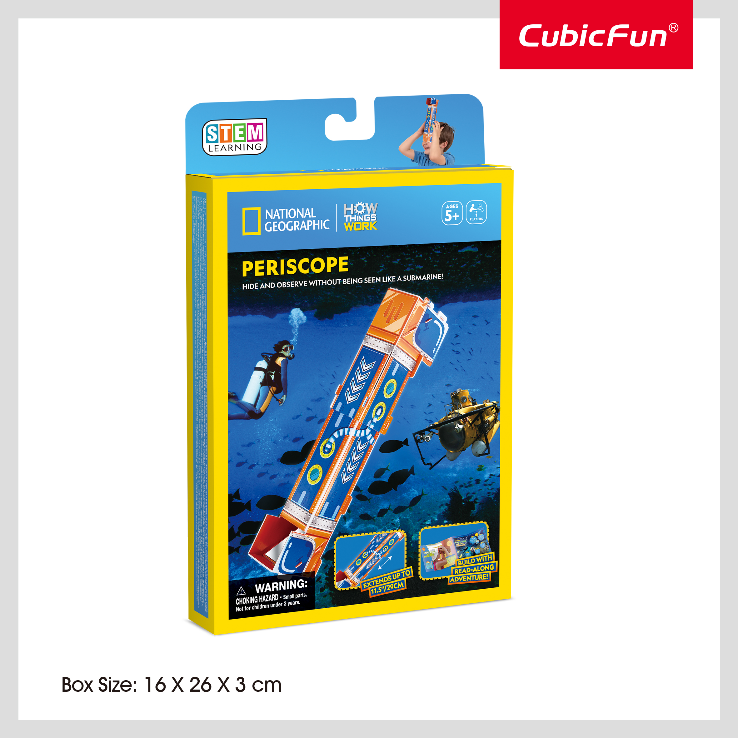 CUBIC FUN National Geographic 3D puzle