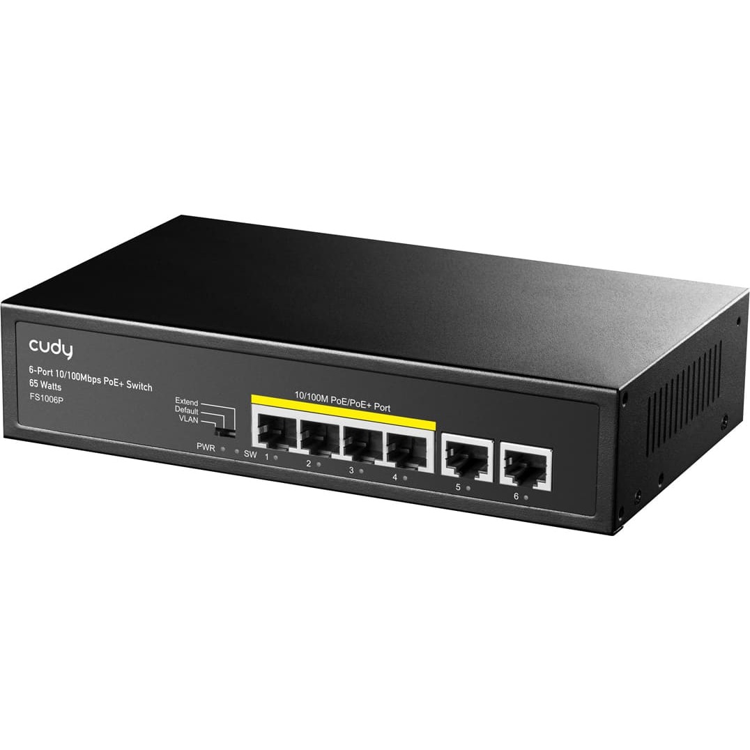 Cudy FS1006P 6-Port 10/100M PoE+ Switch