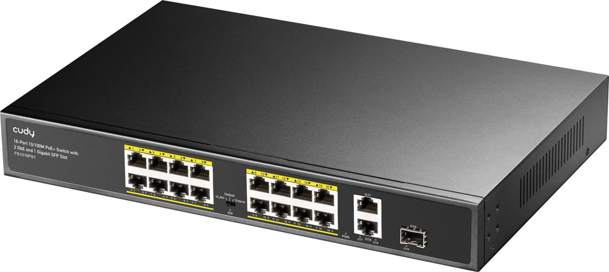 Cudy FS1018PS1 16-Port 10/100M PoE+ Switch