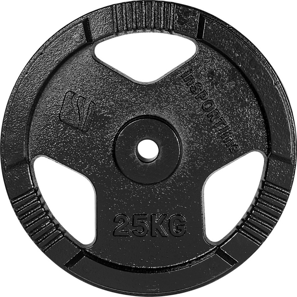Čuguna svaru disks inSPORTline Hamerton, melns