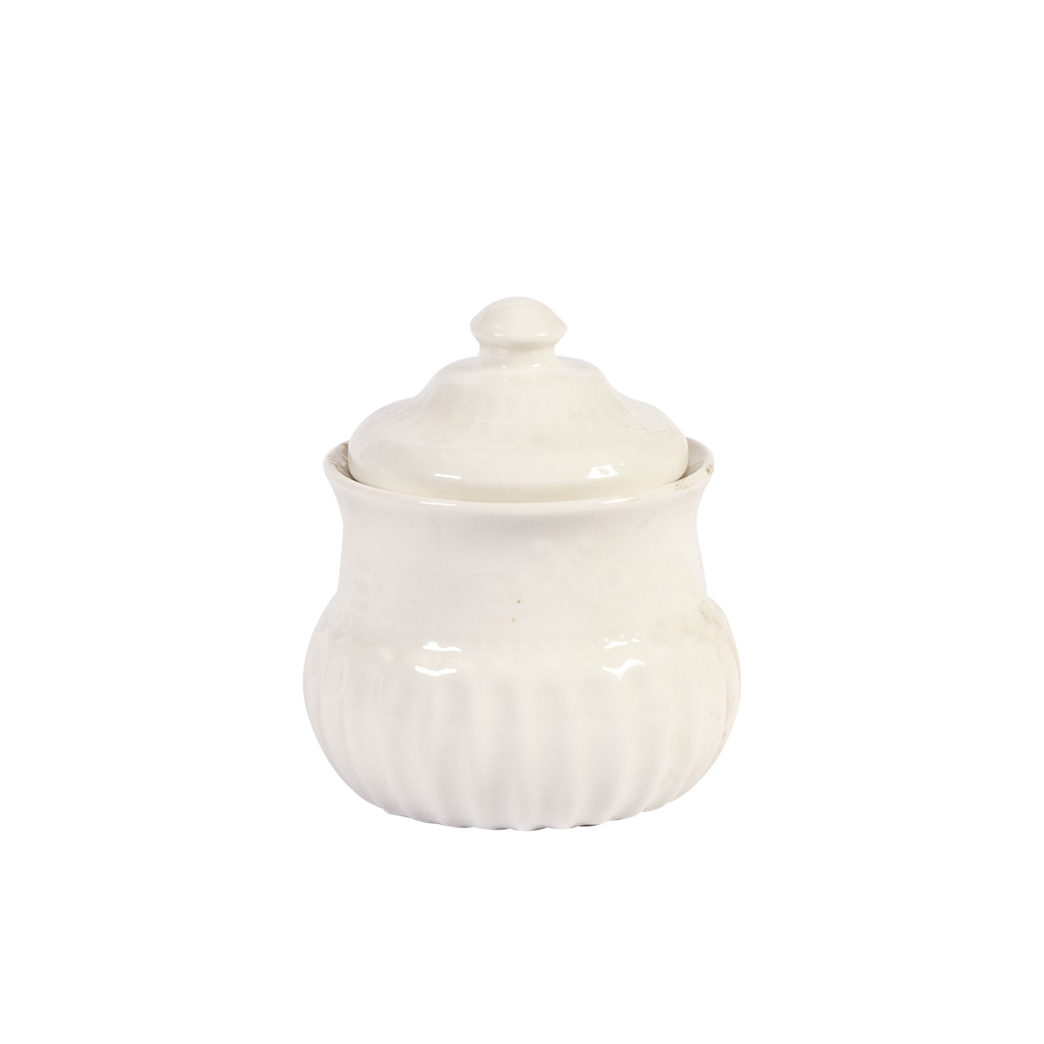 Cukura trauks SOFIA D10xH12cm, balts |