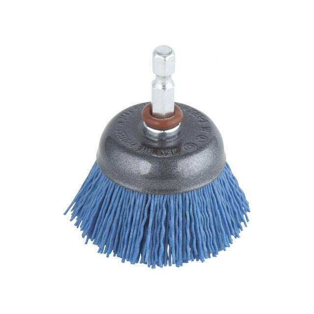 WOLFCRAFT Cup brush; 45mm; hexagonal; 1/4&quot