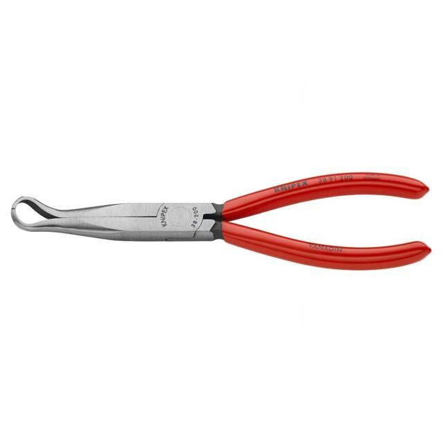 KNIPEX Curved; 200mm; Pliers: half-rounded nose