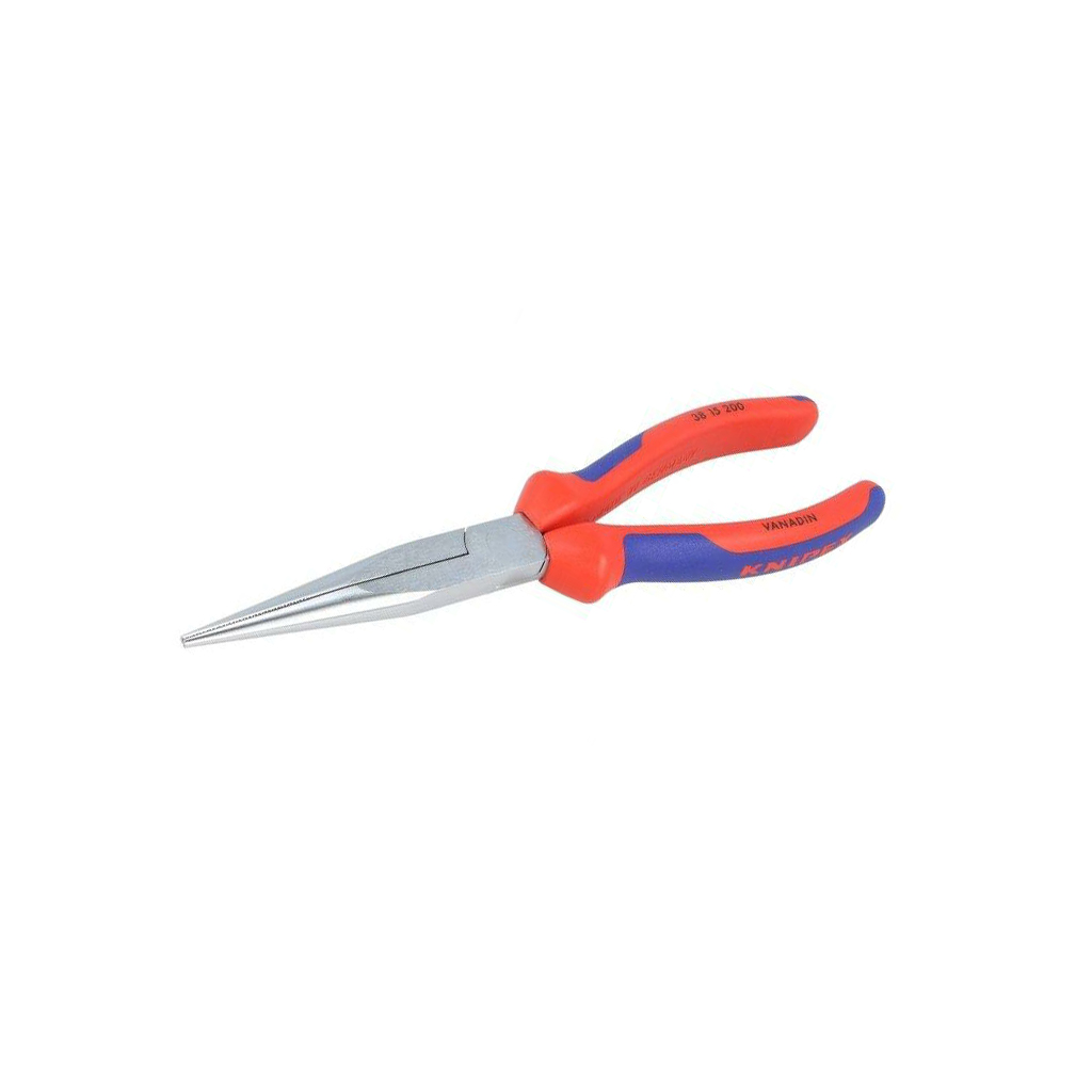 KNIPEX Curved; 200mm; Pliers: half-rounded nose