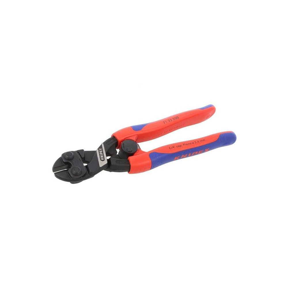 KNIPEX Cutting; blackened tool,two-component handle