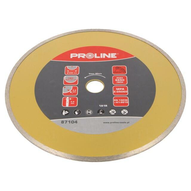 PROLINE Cutting diamond wheel; Ø: 230mm
