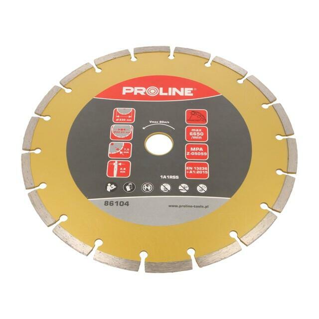 PROLINE Cutting diamond wheel; Ø: 230mm