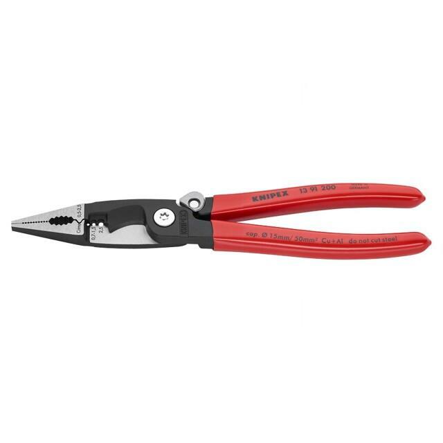KNIPEX Cutting,universal; crimping wire-end ferrules
