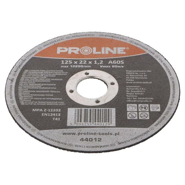 PROLINE Cutting wheel; Ø: 125mm; Disc