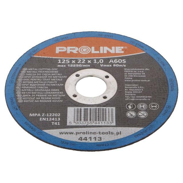 PROLINE Cutting wheel; Ø: 125mm; Disc