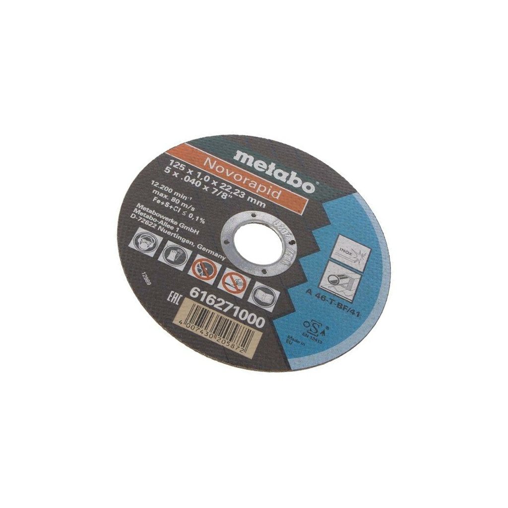 METABO Cutting wheel; Ø: 125mm; Disc