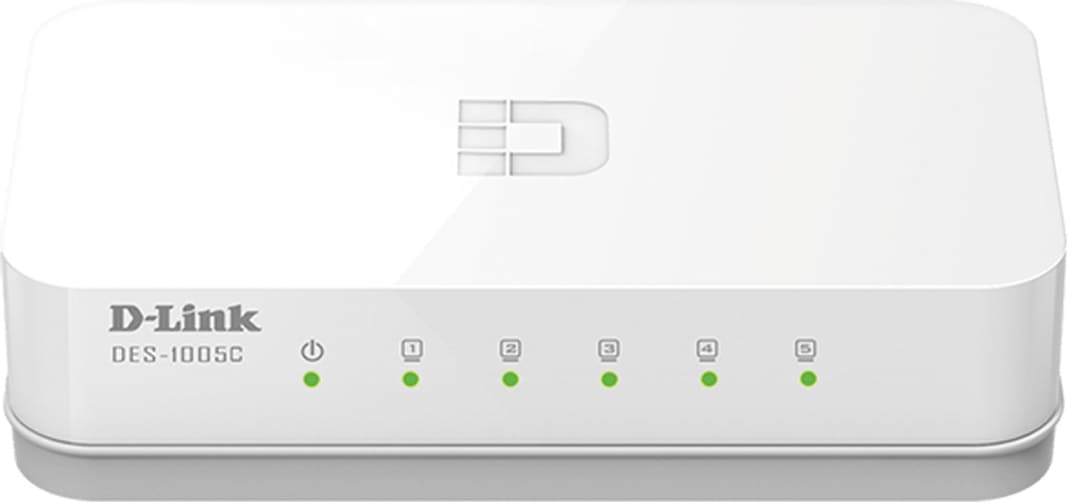 D-Link DES-1005C/E 5-Port Switch Fast Ethernet