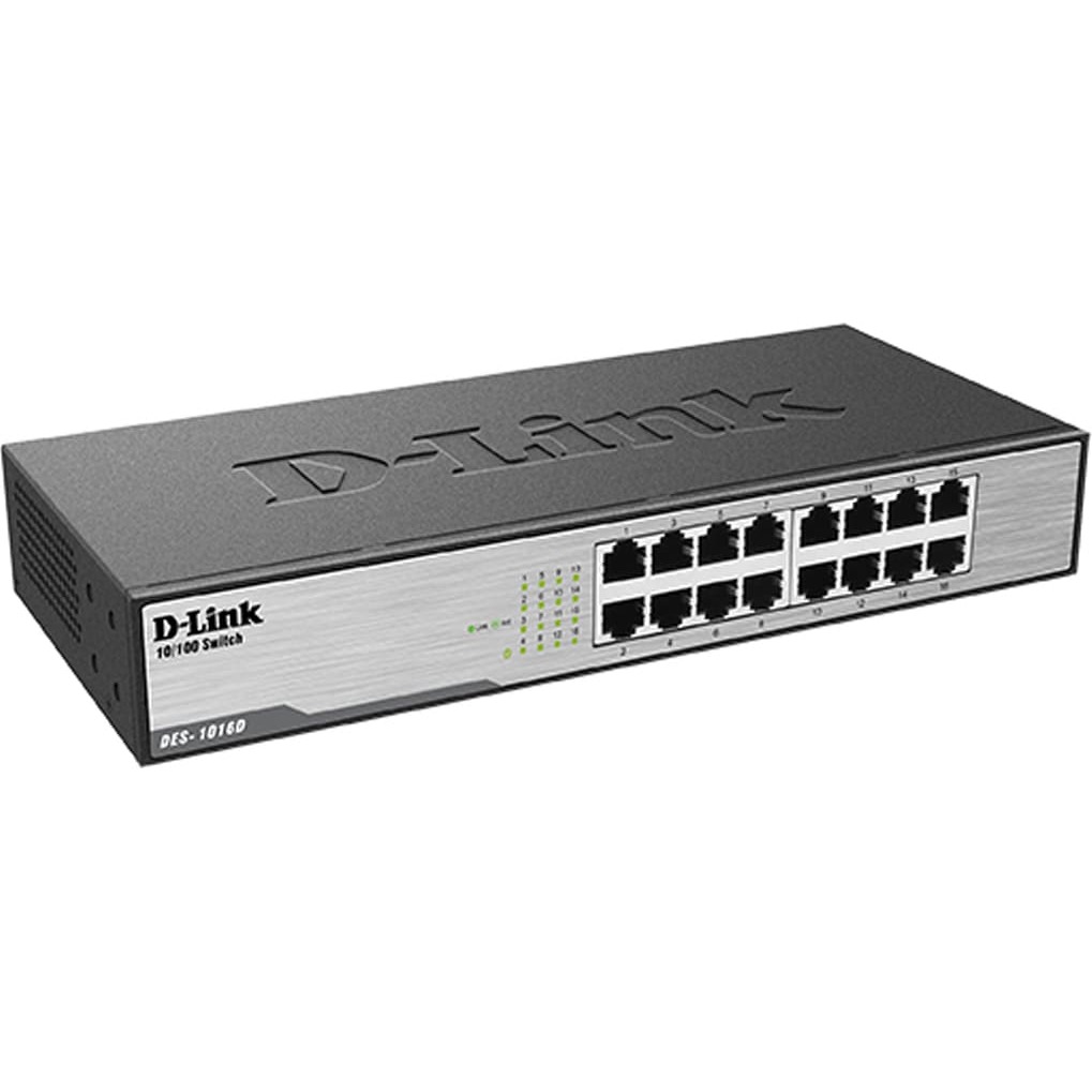 D-Link DES-1016D/E 16-Port Fast Ethernet Switch
