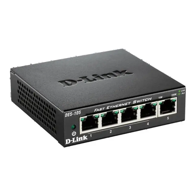 D-Link DES-105 5-Port Fast Ethernet Unmanaged