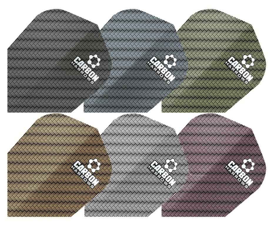 Darts flights HARROWS CARBON 3pcs |