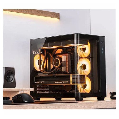 Jonsbo TK-3 - ATX-Gehäuse, schwarz |