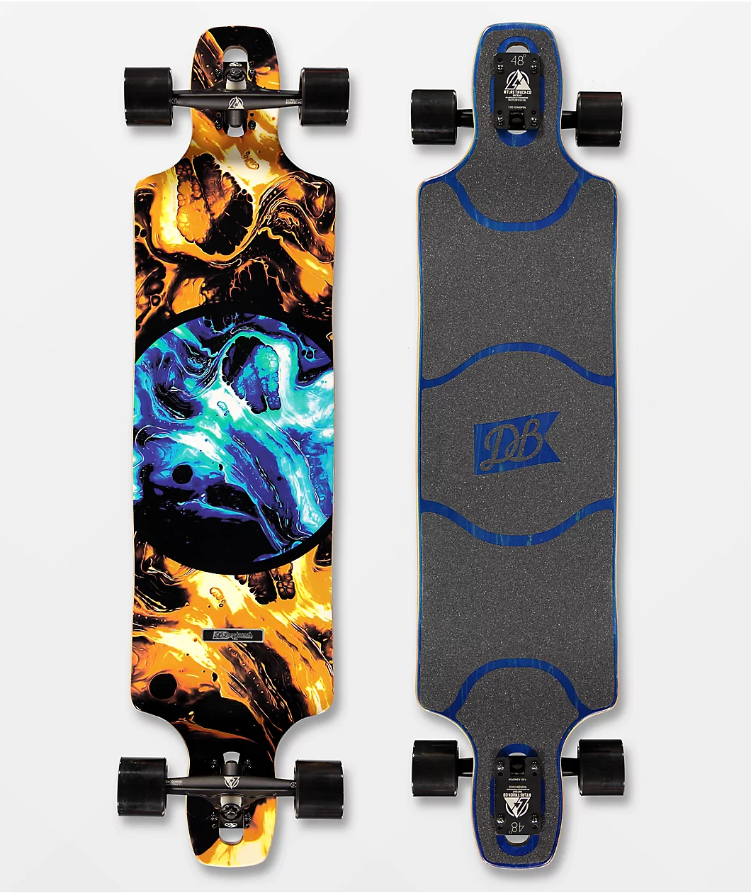 DB Longboards Paradigm Blue & Gold