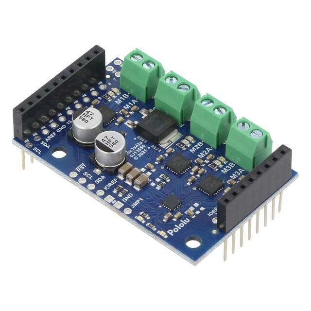 DC-motor driver; Motoron; I2C; Icont out
