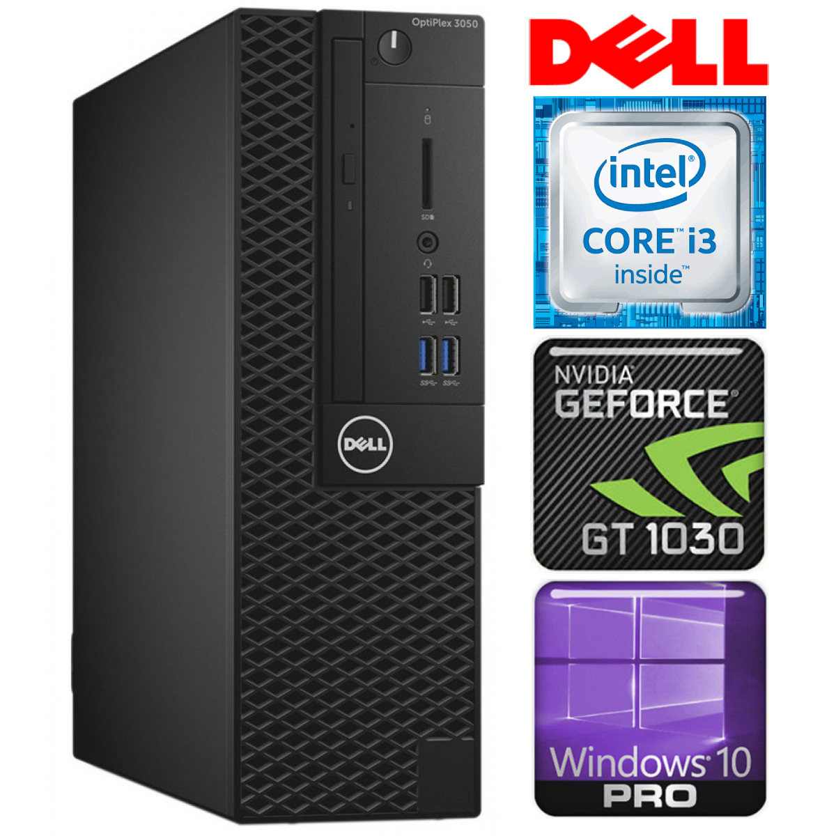 DELL 3050 SFF i3-7100 8GB 256SSD
