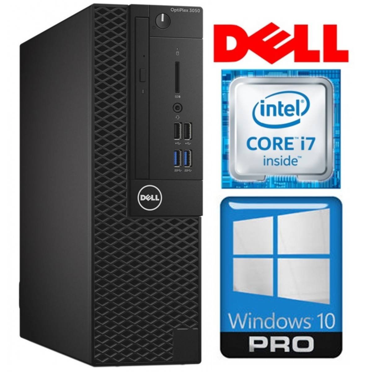 DELL 3050 SFF i7-7700 8GB 512SSD
