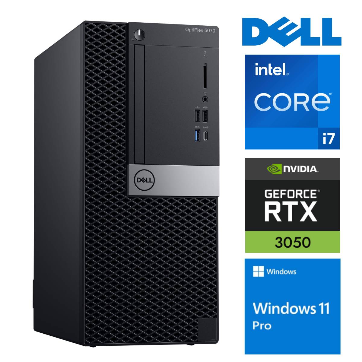 DELL 5070 Tower i7-9700 16GB 256SSD