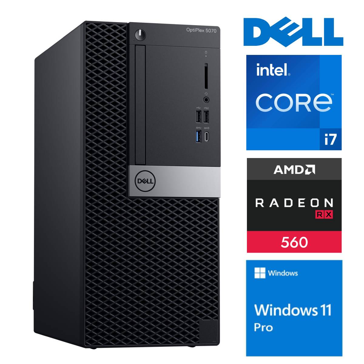 DELL 5070 Tower i7-9700 16GB 256SSD