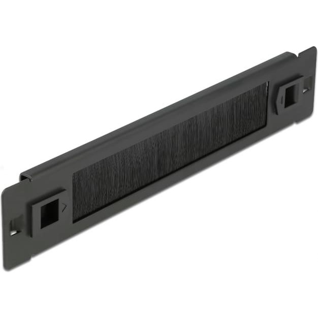 Delock 10" Cable Management Brush Strip