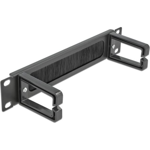 Delock 10" Cable Management Brush Strip