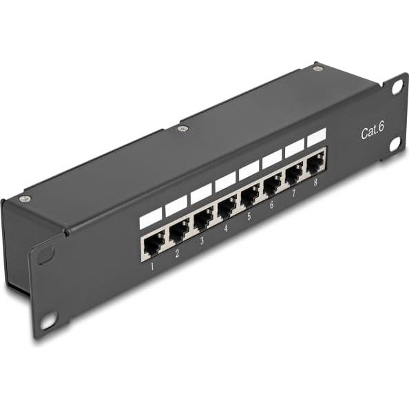 Delock 10" Coupler Patch Panel 8